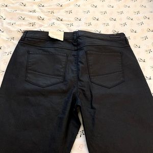 Lauren Conrad Navy blue pleather jeans-Never worn